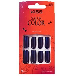 KISS Special Design Salon Color Halloween Nails Long Length - Let's Boo This